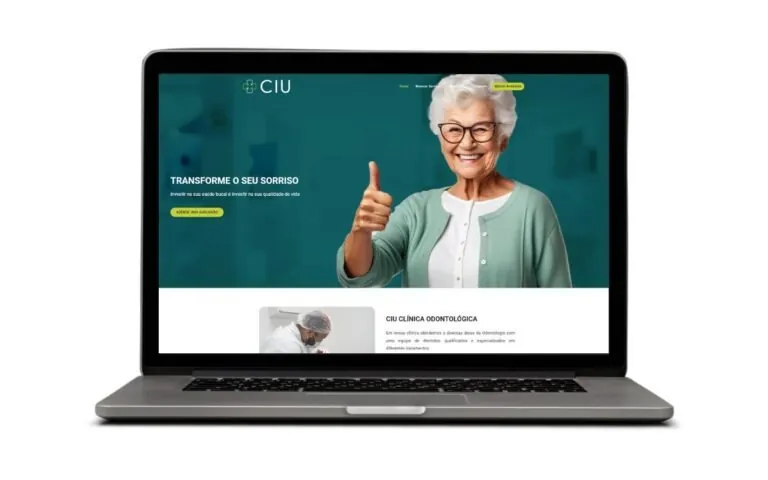 Projeto digital desenvolvido para CIU Clínicas